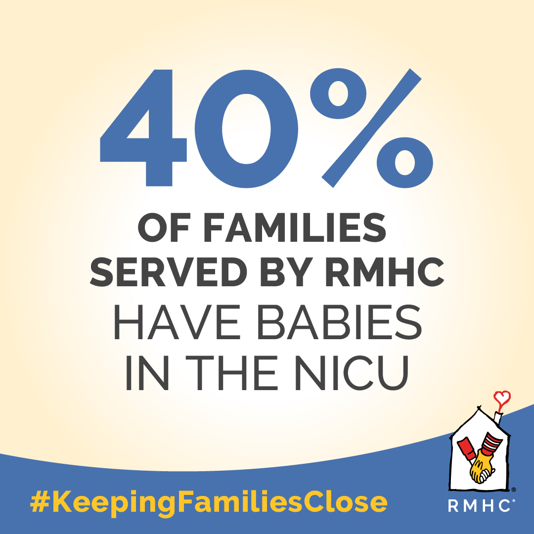 Factoid: 40% of children served are babies in NICU